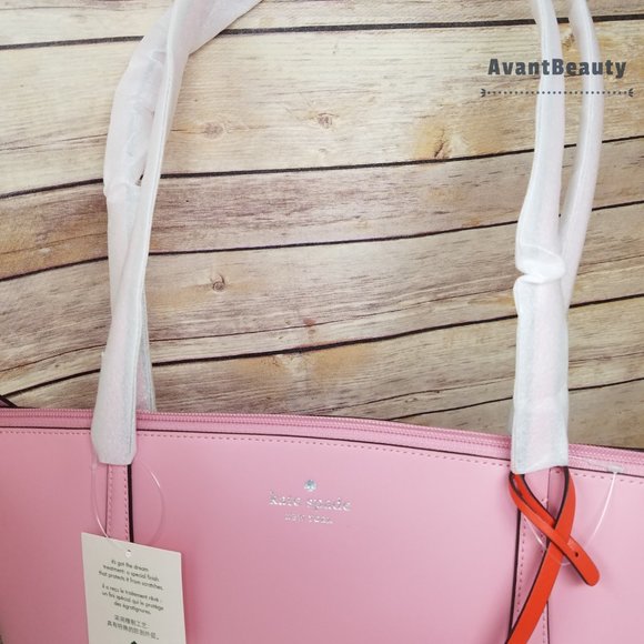 Kate Spade Large tote Bright Carnation Zina Bag - Picture 8 of 16